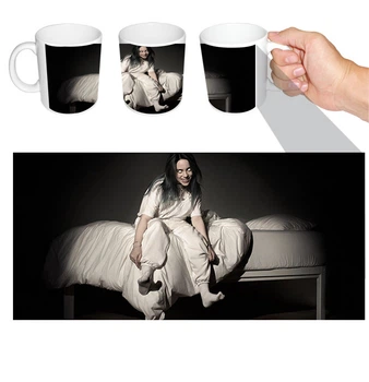 Чашка белая Billie Eilish (z0176)
