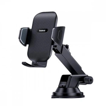 Автомобильный держатель Baseus UltraControl Go Series Clamp-Type (Suction Cup Version) black