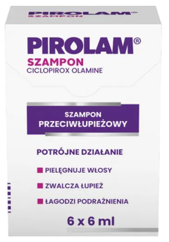 Шампунь для волосся Medana Pirolam 6 × 6 мл (5907529450086)