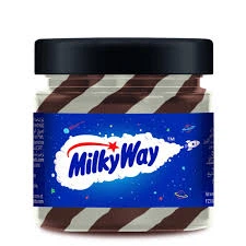 Шоколадна паста Milky Way 200 г два кольори