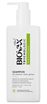 Szampon do włosów i skóry głowy L'Biotica Biovax Trychologic do włosów przetłuszczających się 200 ml (5900116092607)