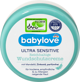 Крем для захисту сухої і чутливої шкіри Babylove Ultra Sensitive Cream 150мл