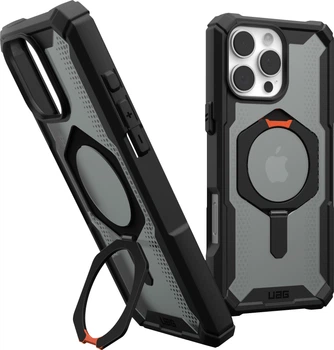 Etui plecki Urban Armor Gear Plasma XTE MagSafe do Apple iPhone 16 Pro Black/Orange (114474114097)