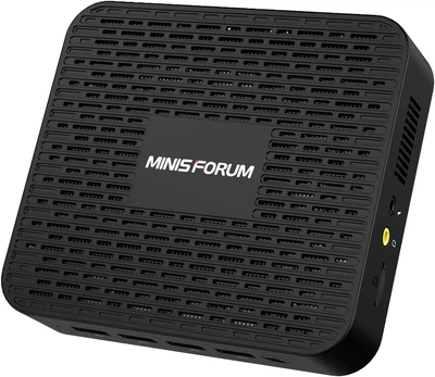 Мини ПК MINIS FORUM GK41 / Intel Celeron J4125 / RAM 8GB / SSD 256GB / HDMI / 2 х LAN / Wi-Fi 5 / Bluetooth 4.2 / Windows 11 / Черный (101937602) b5