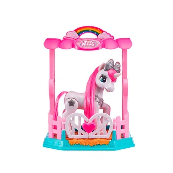 Интерактивный Набор игровой white Unicorn в домике