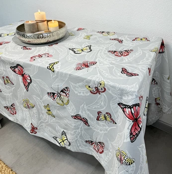 Скатерть Ecotton 5725-13 Бабочки Duck 170x220 см (24035_000)