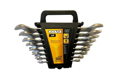 Набір ключів ріжкових Toolex 8шт (6-22мм) (06I1008)