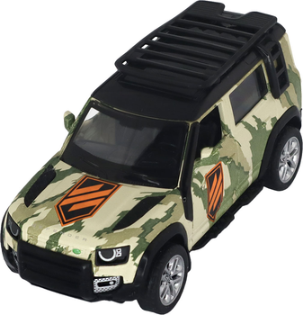 Автомодель Techno Drive серии Шевроны Героев Land Rover Defender 110 – 3 ОШБр (250363M2)