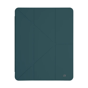 Чехол-книжка для планшета Apple iPad Air 13 (2024)/Air 13 (2025), Y-Type PEN, Зеленый, магнитный, с держателем для стилуса, противоударный, обложка с функцией подставки, экокожа + ТПУ, функция автоматического пробуждения/сна, ArmorStandart (ARM77520)