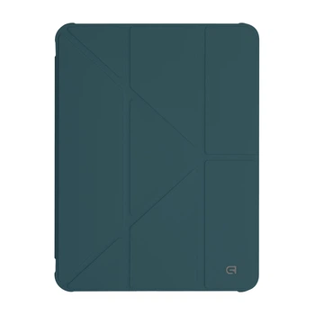 Чехол-книжка для планшета Apple iPad Pro 11 (2024)/Pro 11 (2025) M5, Y-Type PEN, Зеленый, магнитный, с держателем для стилуса, противоударный, обложка с функцией подставки, экокожа + ТПУ, функция автоматического пробуждения/сна