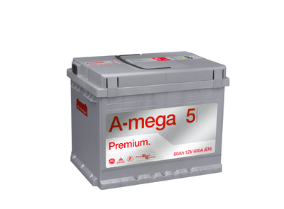 Акумулятор A-mega Premium 60Ah 600А (- +)