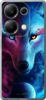 Чехол на Xiaomi Redmi Note 13 Pro 4G Арт-волк "3999u-3653-70447"