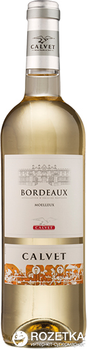 Вино Calvet Moelleux Bordeaux белое полусладкое 0.75 л (3159560012910)