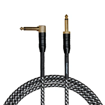 Кабель інструментальний Cascha CCP-G2ABK9 (Professional Line Guitar Cable, Tweed Black, 9 м)