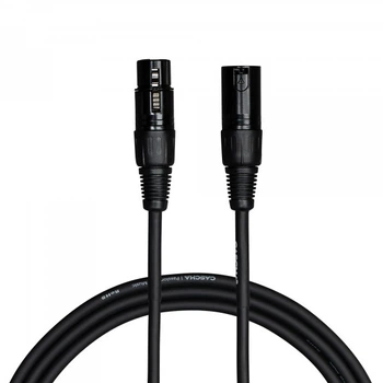 Кабель мікрофонний Cascha CCS-M1BK1 (Standard Line XLR, Black, 1 м)