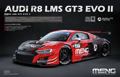 Сборная модель 1/24 автомобиль Audi R8 LMS GT3 EVO II Absolute Racing Meng CS-009