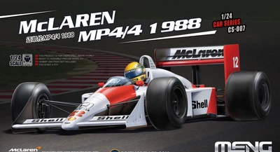 Сборная модель 1/24 автомобиль McLaren MP4/4 1988 Meng CS-007