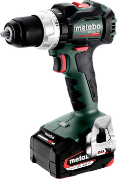 Аккумуляторная бесщеточная дрель-шуруповерт Metabo BS 18 LT BL 18 В + два аккумулятора 4 А⋅ч LiPower + зарядное устройство ASC 55 metaBOX 145 (602325500)