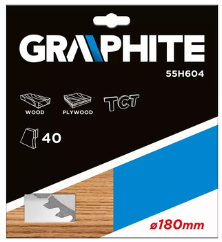 Диск для пилки Graphite 180 x 30 мм 55H604 (5902062997517)