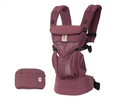 Рюкзак-переноска Ergobaby Omni 360 Baby Carrier All-In-One Cool Air Mesh с рождения burgundy