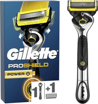 Бритва Gillette Fusion Proshield Power (бритва+касета+батарейка) (7702018558049)