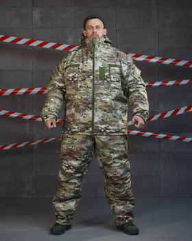 Тактичний зимовий костюм SoftShell на флісі Супербатал 8XL мультикам (85645)