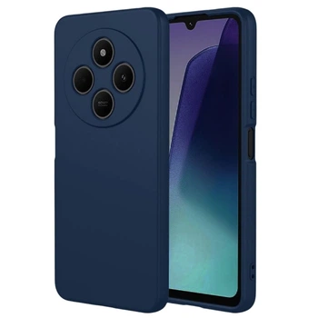 Чохол Fiji Full Soft Premium для Xiaomi Redmi 14C протиударний бампер з мікрофіброю Dark Blue