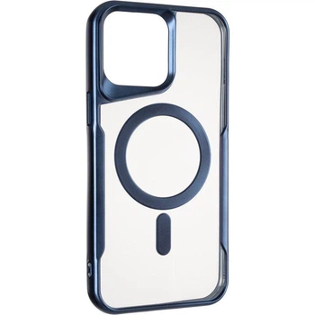 Чехол Fiji Metallic (MagSafe) для Apple iPhone 12 Pro противоударный бампер Deep Blue