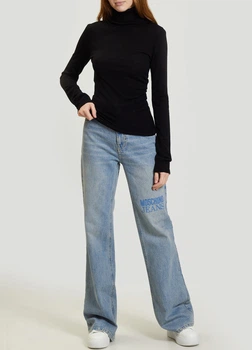 Гольф MOSCHINO JEANS Женский S Черный (242K2J090287001555-S)