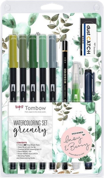 Набір для малювання Tombow Greenery 10 шт (4003198130258)