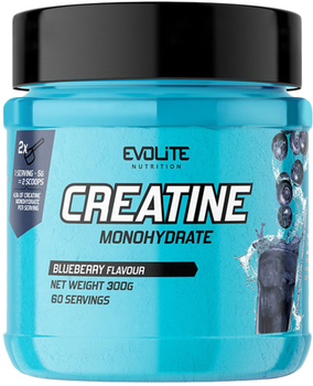 Креатин Evolite Nutrition Creatine Monohydrate 300 g blueberry