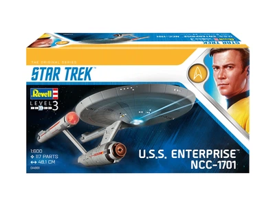 Сборная модель 1/600 Космический корабль U.S.S. Enterprise NCC-1701 Revell 04991