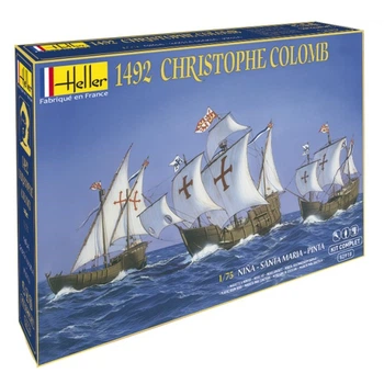 Сборная модель 1/75 парусного судна Christoph Columbus (Pinta-Nina-Santa Maria) Heller 52910