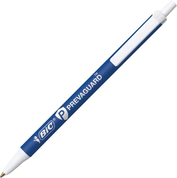 Ручка автоматическая BIC Clic Stic PrevaGuard Pen, Medium 1 мм Blue Масляная синяя (070330537071)
