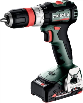 Аккумуляторная бесщеточная ударная дрель Metabo SB 18 L BL Q 18 В + два аккумулятора 2 А⋅ч LiPower + зарядное устройство SC 36 metaBOX 145 (613158500)