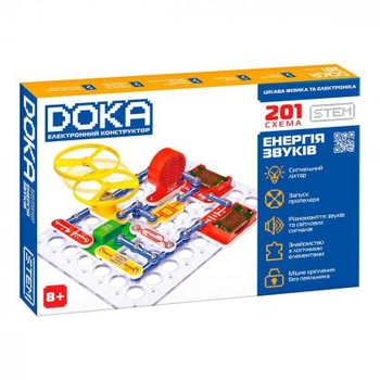 Конструктор електронний Doka Енергія звуків 201 схема (D70706)