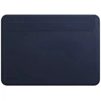 Чехол для ноутбука макбука Proove Leather Sleeve MacBook 13,6"/14,2 blue