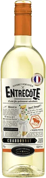 Вино Gourmet Pere & Fils Антрекот Шардоне біле сухе 0.75 л (3263280125949)