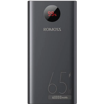 Зовнішній акумулятор Romoss PEA40 Pro 40000mAh 65W Black (PEA40-282-2183H) [120789]