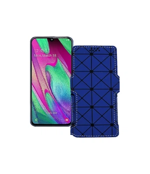 Чохол-книжка для телефону Samsung Galaxy A40 (A405) Синій ромб