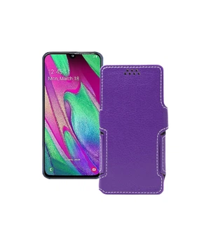 Чохол-книжка з екошкіри для телефону Samsung Galaxy A40 (A405) Фіолетовий