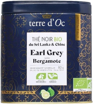 Herbata czarna Terre d'Oc Bio Earl Grey 80 g (3700324436031)