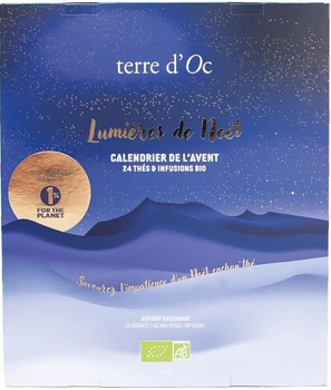 Адвент календар Terre d'Oc Bio Lumieres de Noel 24 шт (3700324439834)