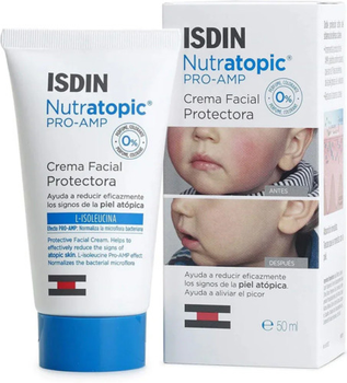 Krem do twarzy Isdin Nutratopic Pro-Amp dla skóry atopowej 50 ml (8429420165595)