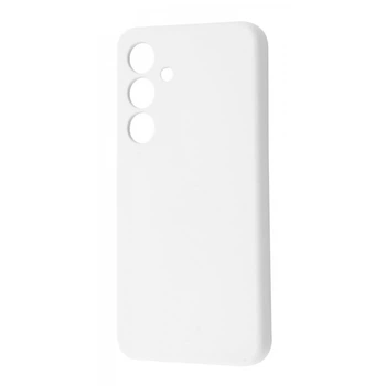 Чохол противоударний силіконовий WAVE Premium Full Silicone Cover для Samsung Galaxy S25 Plus white