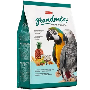 Корм Padovan grandmix pappagalli для великих попугаїв 2 кг