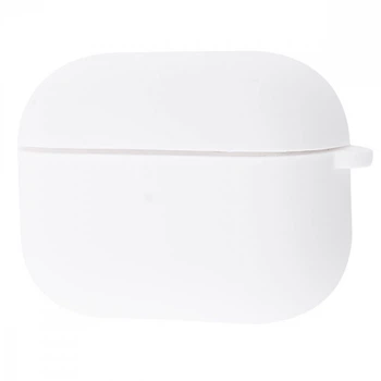 Чехол силиконовый с микрофиброй Wave Silicone Case для Apple AirPods Pro white