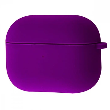 Чохол силіконовий з мікрофіброю Wave Silicone Case для Apple AirPods Pro purple