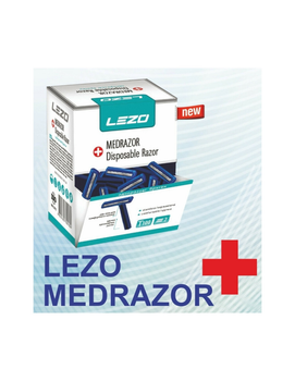 Одноразові станки для гоління LEZO MEDRAZOR 100 шт (4820185700214)