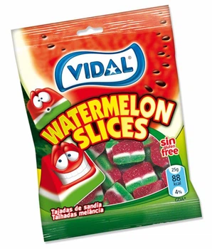 Желейные конфеты Арбуз Gummi Watermelon Slices Vidal 100 г